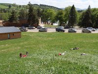 Les enfants qui font des roulades ...