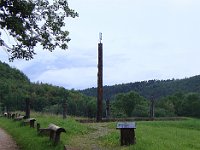 Tout près du camping, des totems indiens ?