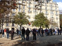 ... avec ses boulistes assidus