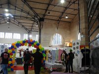 ... dans l'Espace des Blancs Manteaux, ancien marché (1819), à l'architecture intéressante (par Pierre-Jules Delespine).