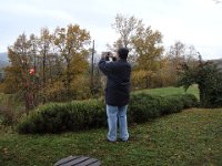 À peine arrivé, quelques photos du paysage et de l'unique rose encore en fleur.