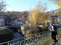 À Sallanches, sur la rivière la Sallanche, évidemment, ...