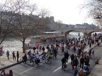 Ah, revoilà les cyclistes partis tout à l'heure.