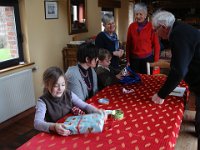 Déballage des cadeaux.