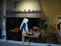 Viande et légumes. Si l'on en croit cette présentation la nourriture était assez divesifiée.