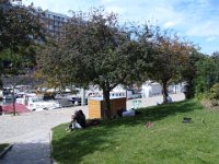 Sur le quai de l'Arsenal.