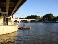 Une extrémité du pont d'Austerlitz.