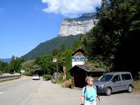Départ à La Balme-de-Thuy, à gauche de l'auberge des Morettes.