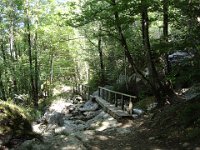 Deuxième passerelle sur un torrent  ...