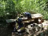 Dans la descente, halte pique-nique ...