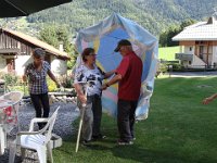 Ranger les parasols ...