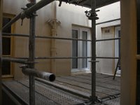 Au studio, les courettes sont également en chantier ...