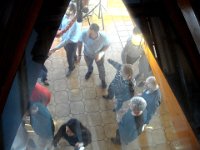 Vue depuis le premier étage ...