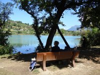 119 Dégustation de nos sandwiches au lac de Saint-André.