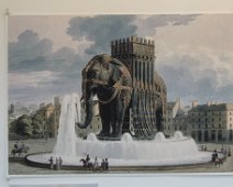 06 ... à quelques monuments grandioses. Ici l'éléphant de la Bastille, jamais terminé pour cause de la chute de Napoléon. Le socle sert maintenant à la colonne de...