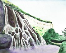Cascade, falaise Cascade, falaise