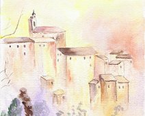 Village en hauteur Village perché