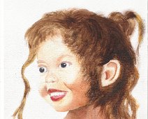 Gamine, rouge à lèvres Gamine testant un rouge à lèvres