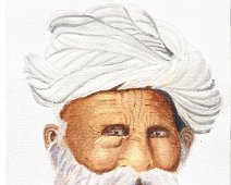 Vieil homme, turban Vieil homme au turban
