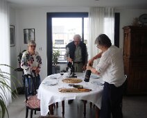 Le repas, qui devient traditionnel...